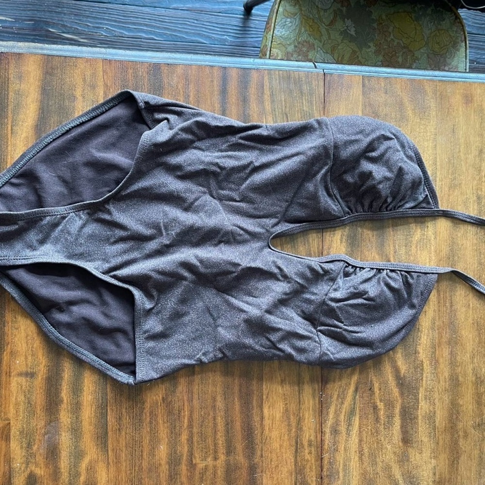 Vintage old navy brown/gold halter neck swimsuit